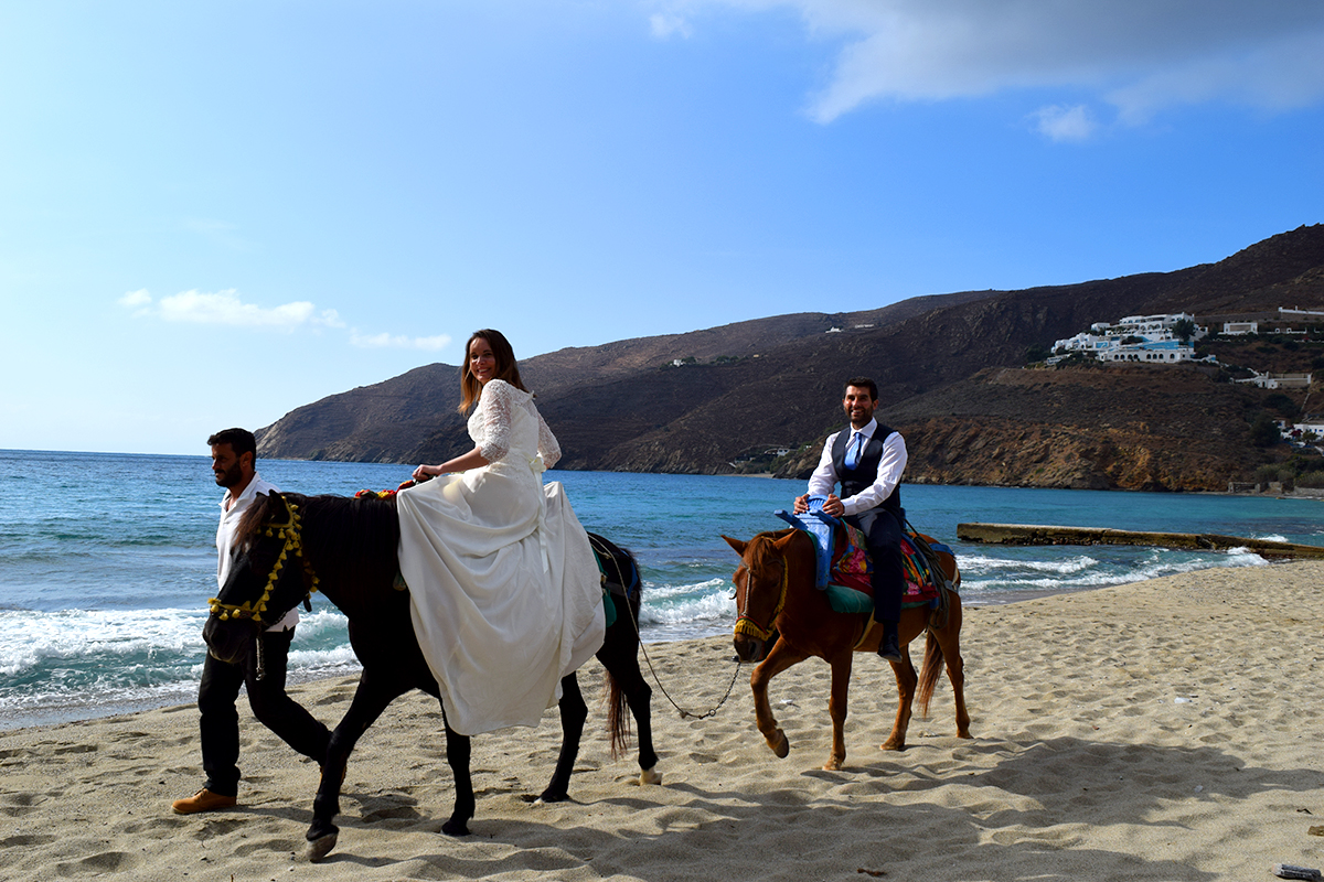 Book your wedding day in Aegiali Beach Amorgos